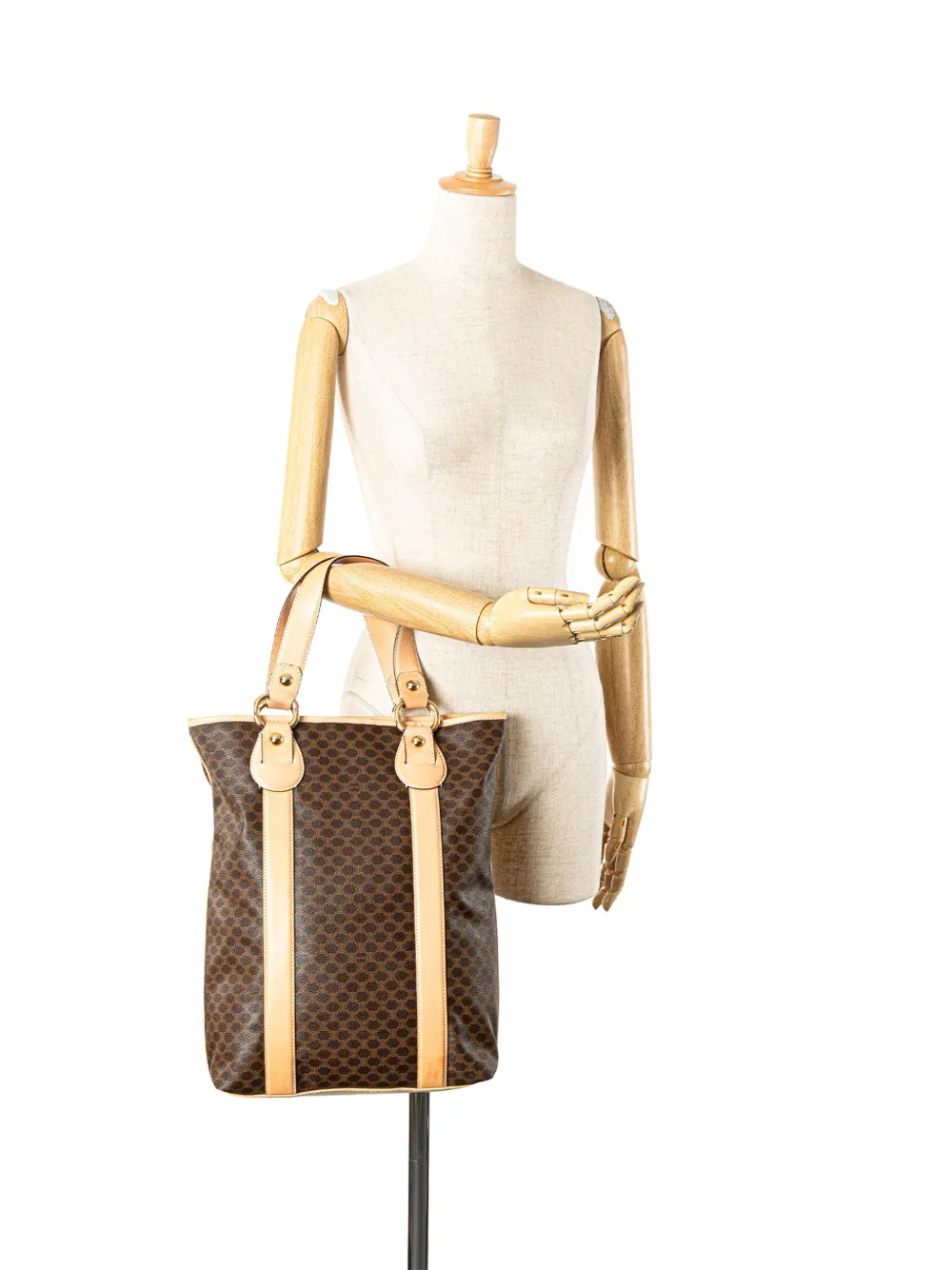 Céline Pre-Owned 2010 Macadam Coated Canvas Vertical tote bag | Estilos de archivo | Image 2