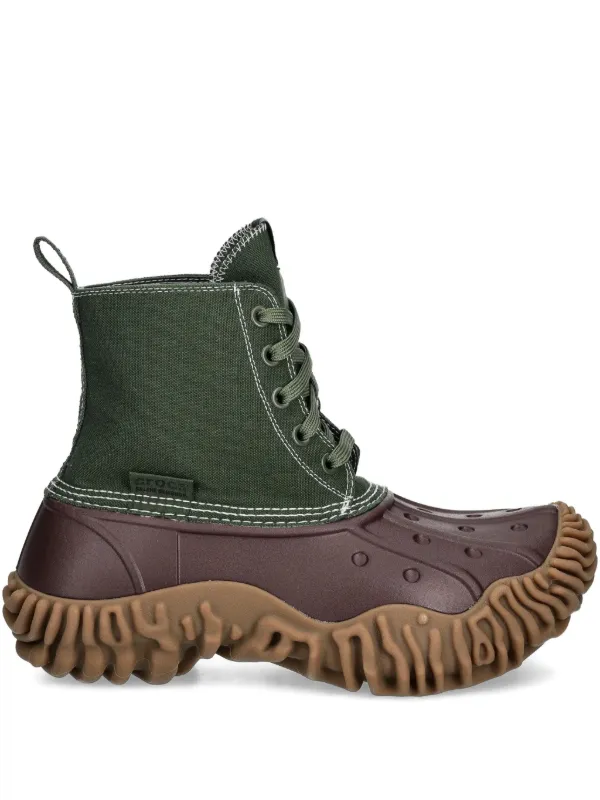 サリー Crocs x Salehe Bembury The Cypress Boots | Green | FARFETCH CA