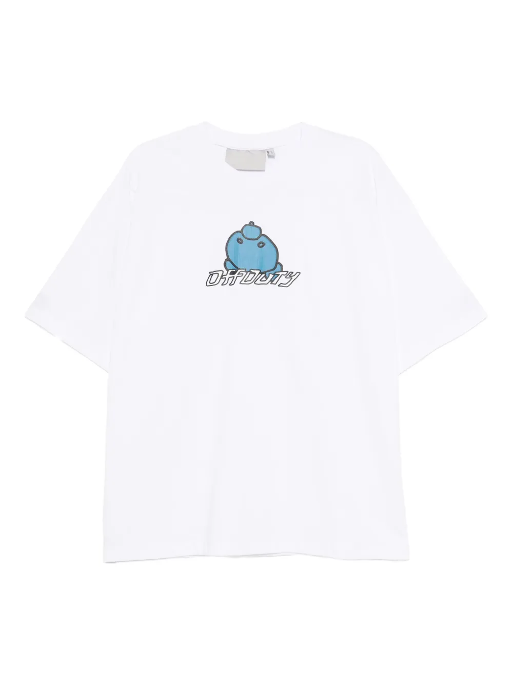 Off Duty Bad Bear T-shirt Wit
