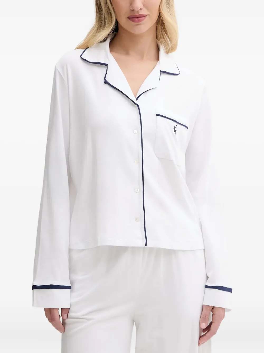 Polo Ralph Lauren Pyjama van katoenblend Wit