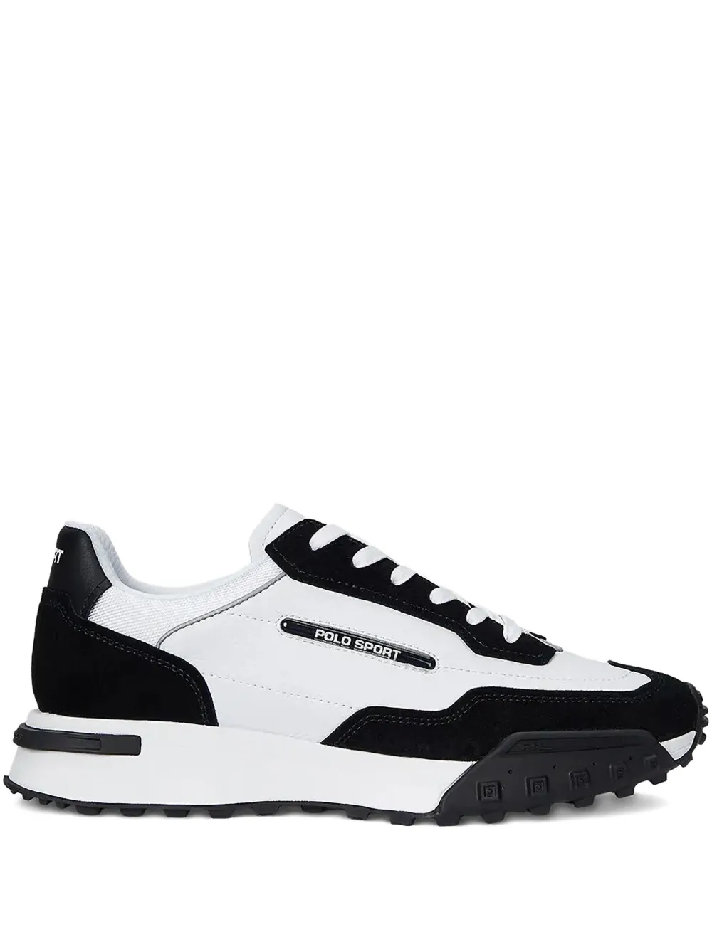 Polo Ralph Lauren leather suede sneakers Black