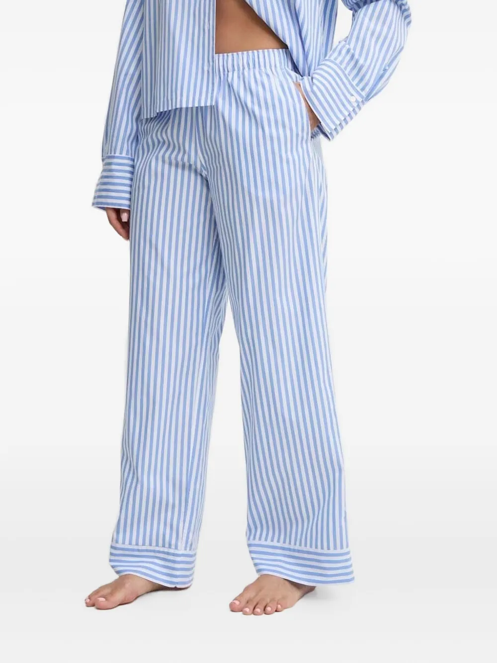 Polo Ralph Lauren Gestreepte pyjama met lange mouwen Blauw