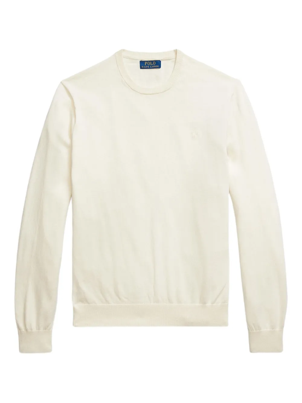 Polo Ralph Lauren embroidered crew-neck sweater - Bianco