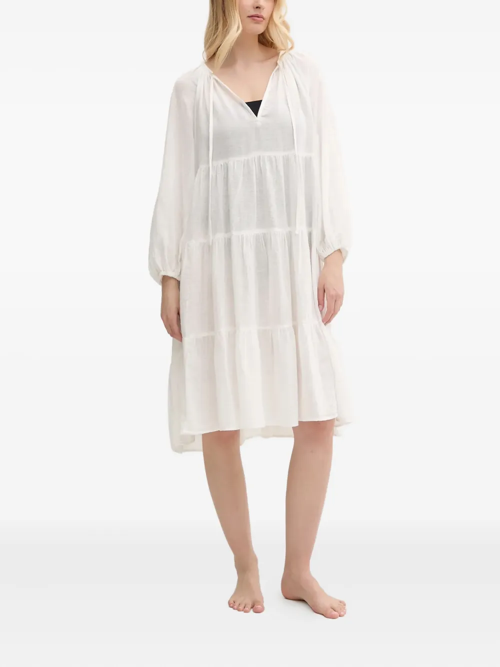Polo Ralph Lauren organic cotton midi dress | White | Image 1