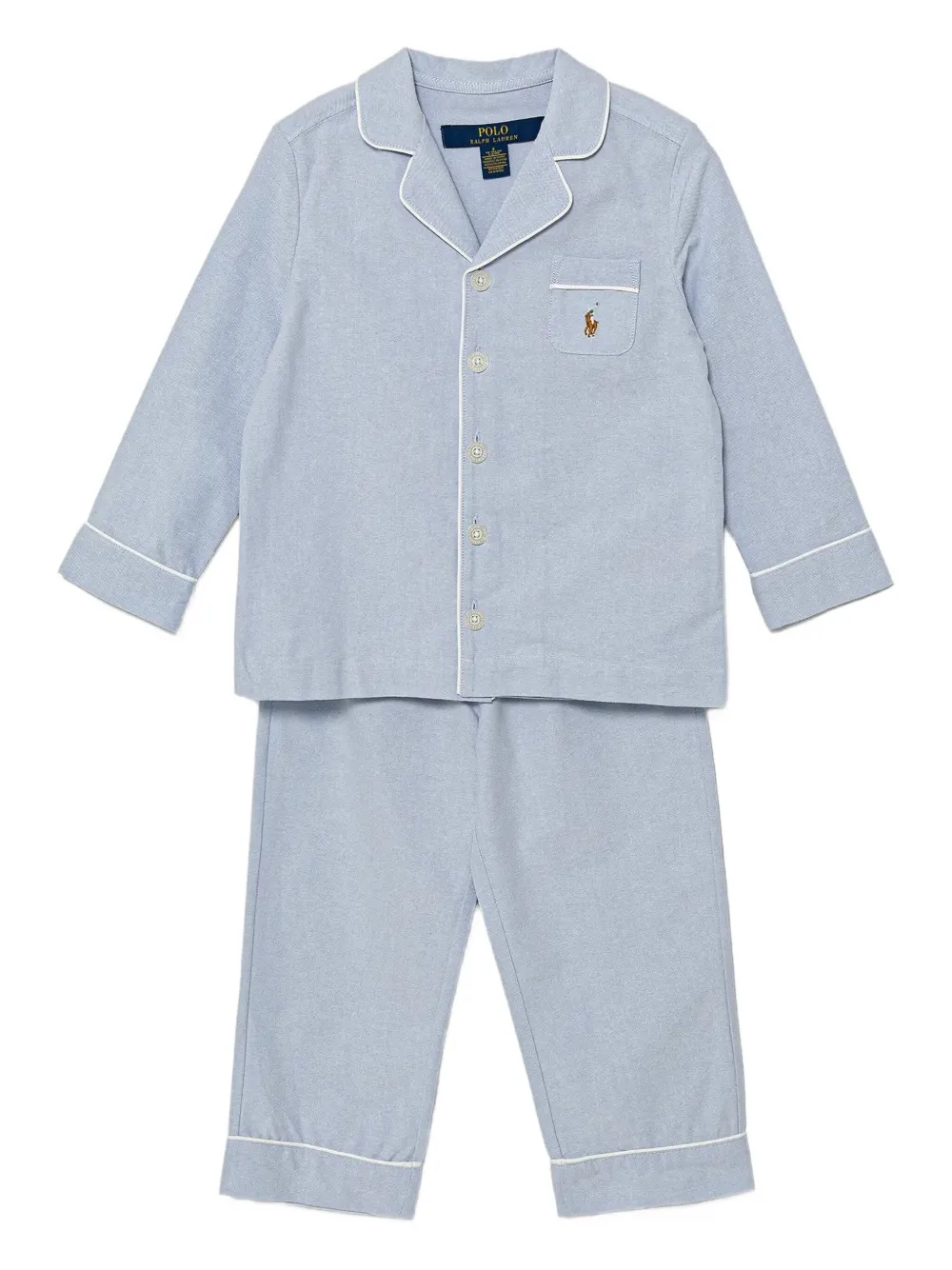 POLO RALPH LAUREN KIDS Pyjama mit Polo Pony - Blau