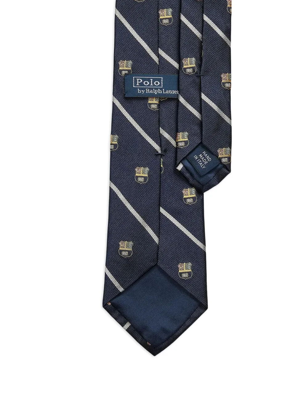 Polo Ralph Lauren Gestreepte zijden stropdas Blauw