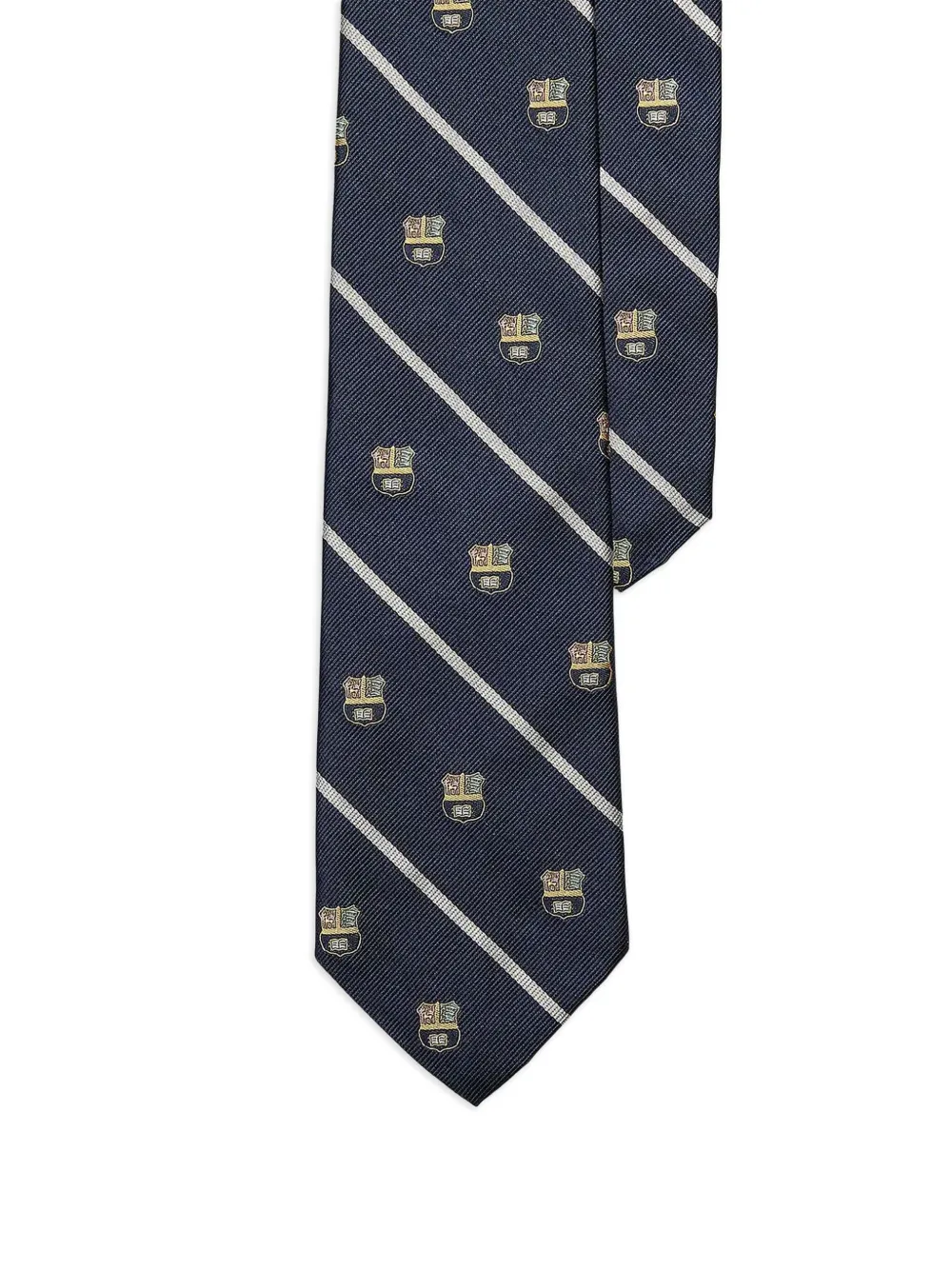 Polo Ralph Lauren striped silk tie Blauw