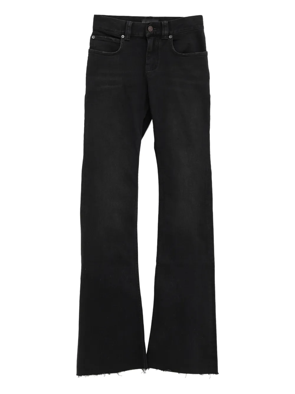 Balenciaga Calça jeans com barra desfiada | Preto | Image 1