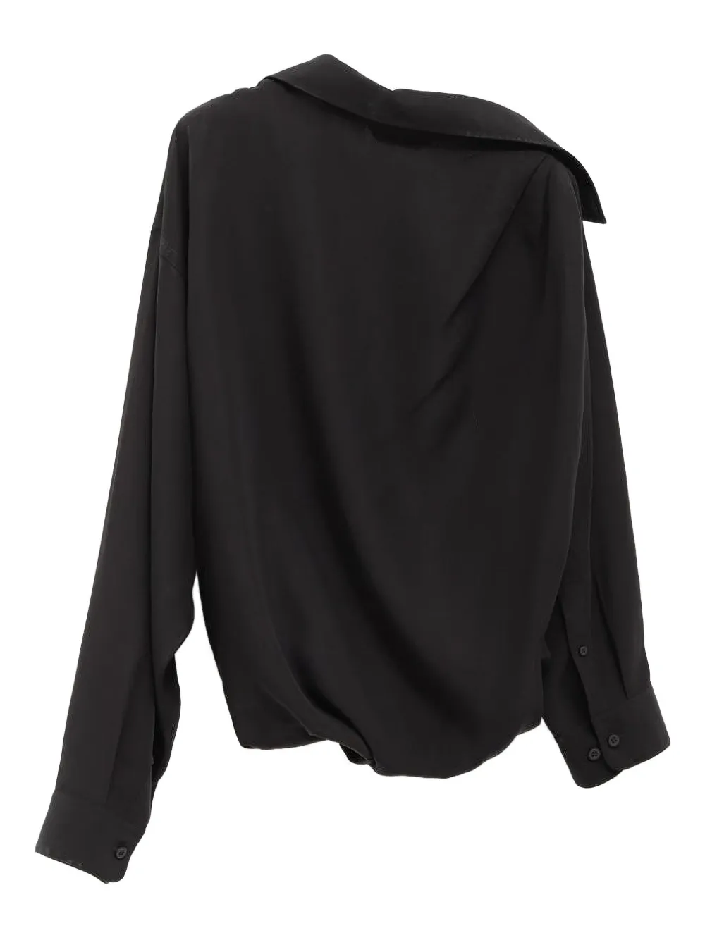 Balenciaga Asymmetrische blouse Zwart