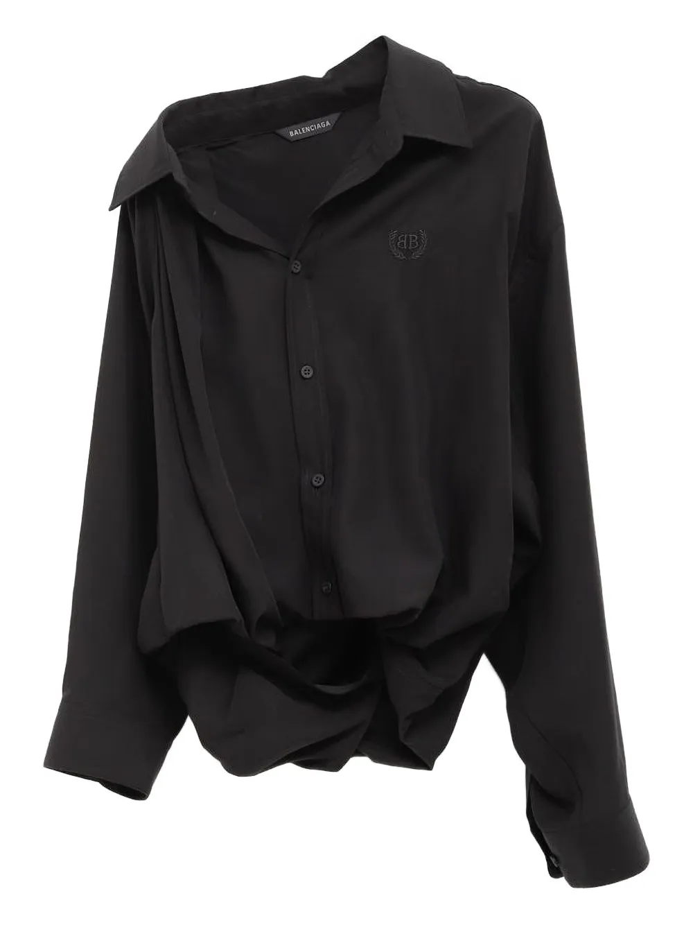 Balenciaga asymmetric button-up shirt