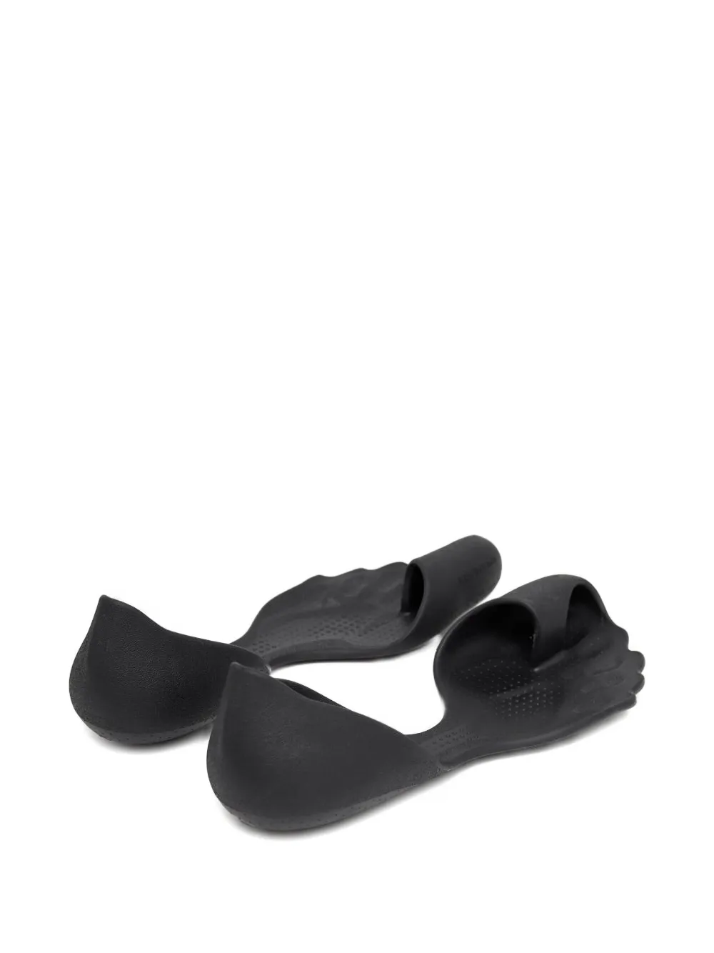 Balenciaga Zero Open-toe Slides In Black