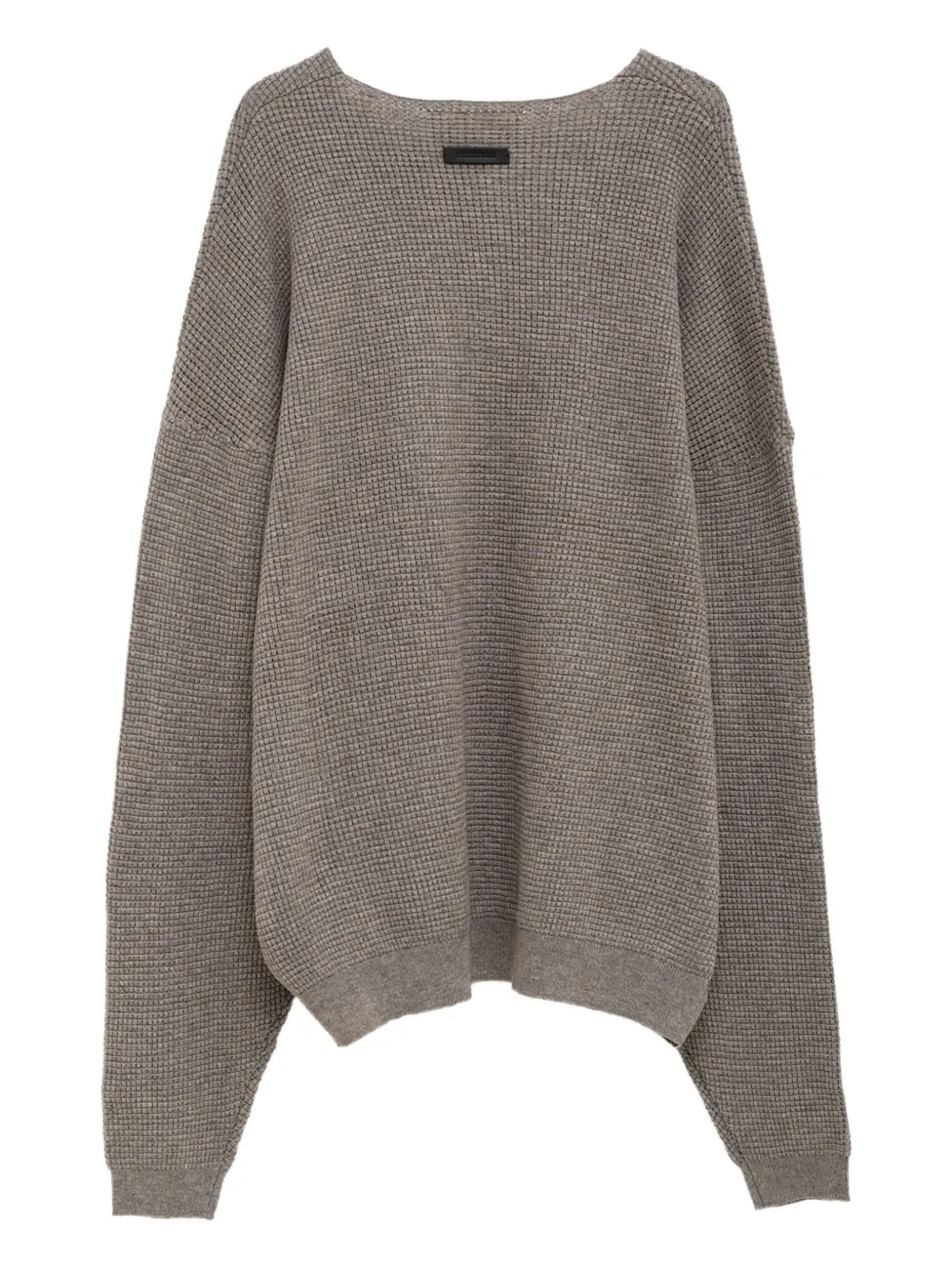 FEAR OF GOD ESSENTIALS waffle-knit sweater Beige
