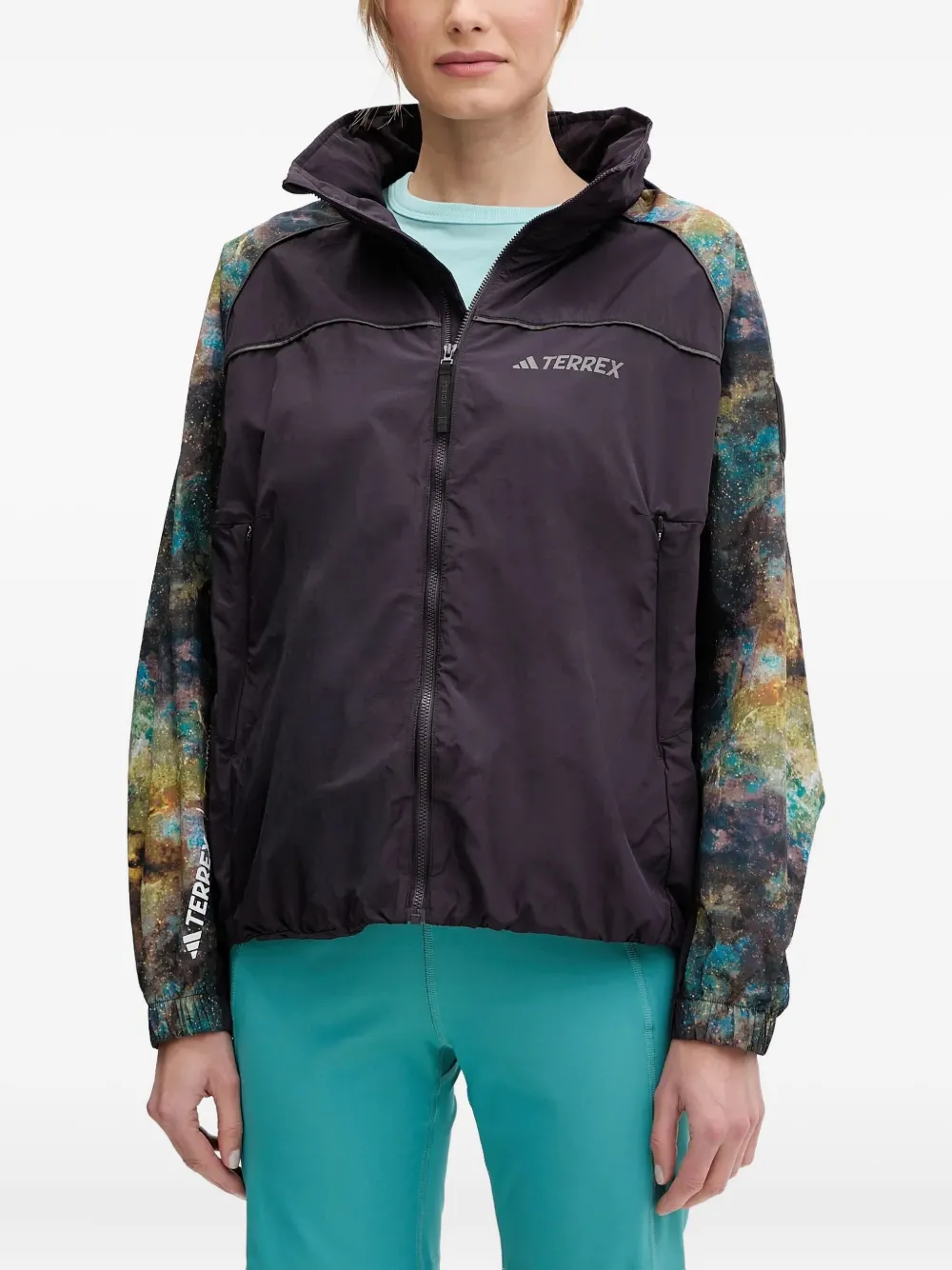adidas x National Geographic Terrex WIND.RDY jacket | Black | Image 1