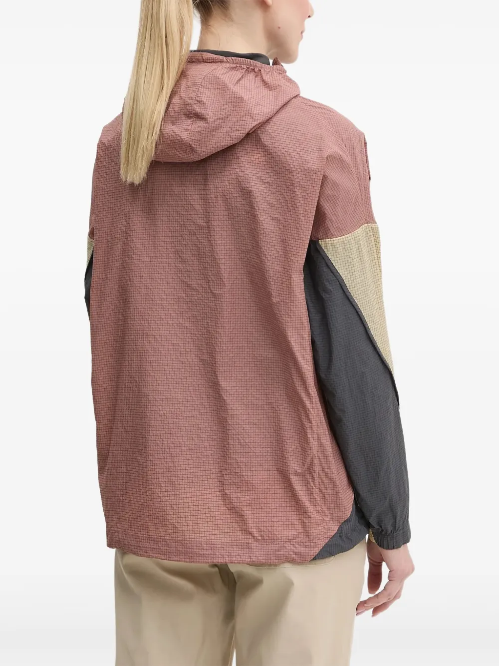 adidas Xploric Wind jack met capuchon en patroon Roze