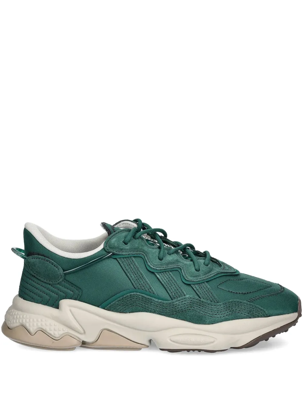 Adidas perforated leather sneakers Neutrals