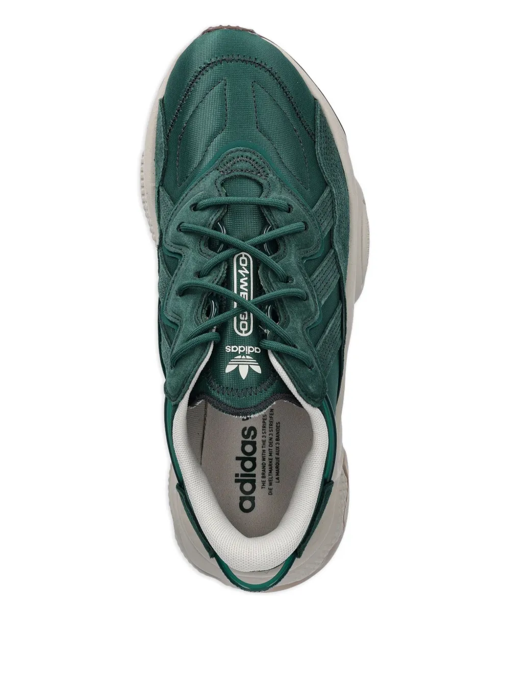 adidas Ozweego lace-up trainers Green