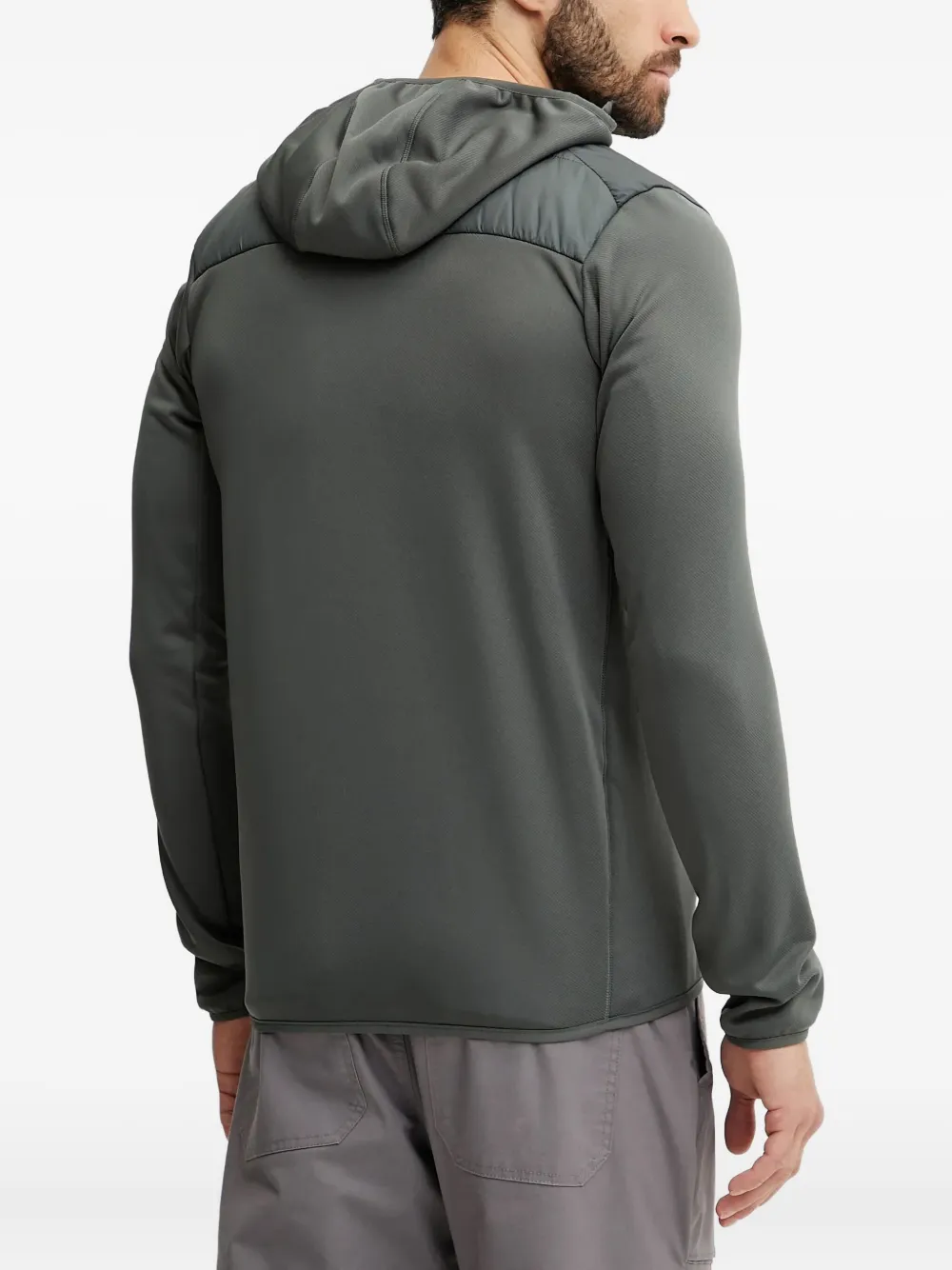 adidas Jack met capuchon en gewatteerd vlak Groen