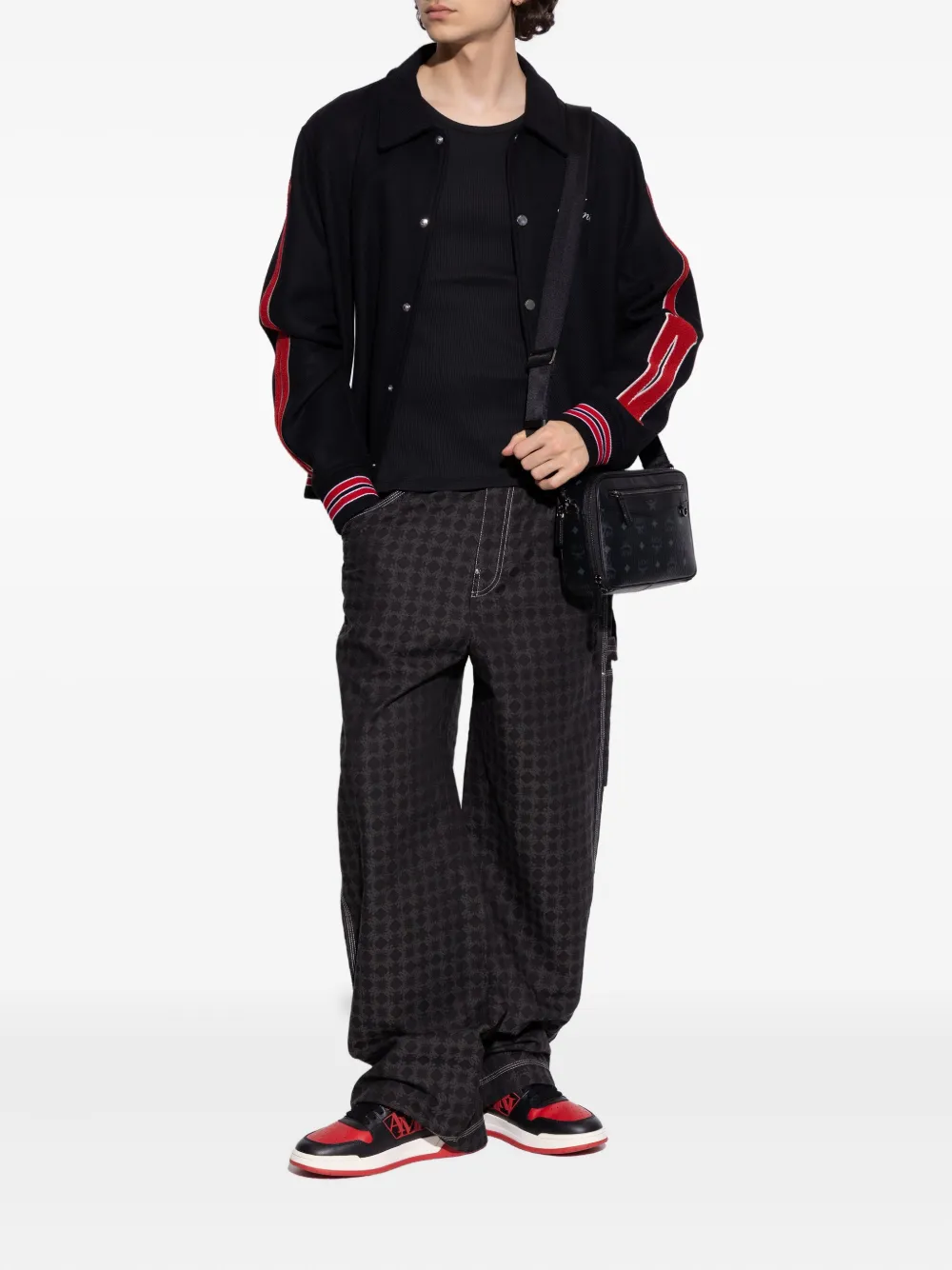 AMIRI logo-patch sneakers Black