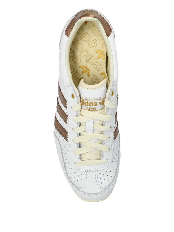 Adidas Perforated Leather Sneakers | Neutrals | FARFETCH