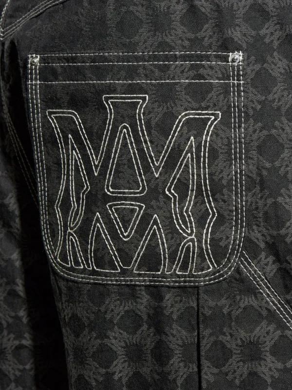 AMIRI MA Quad Checked Trousers | Black | FARFETCH