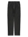 AMIRI MA Quad checked trousers - Black