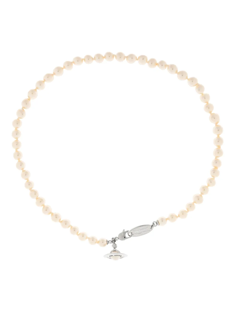 Vivienne Westwood Orb-plaque necklace - Toni neutri