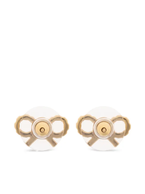 Self-Portrait リボン ピアス | ゴールドトーン | FARFETCH JP