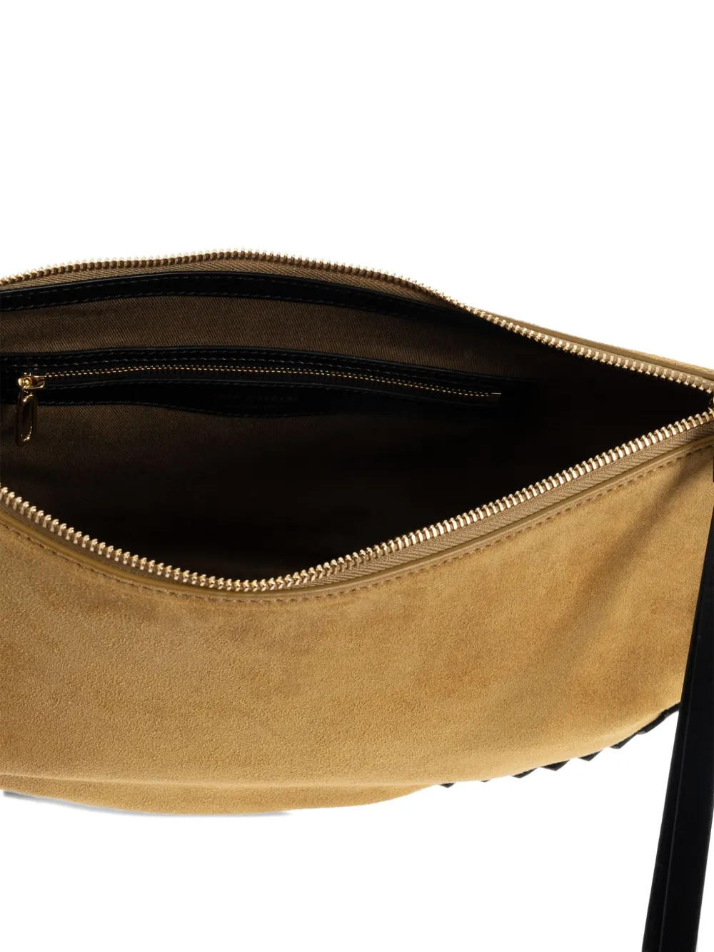 Ulla Johnson Leren schoudertas Beige