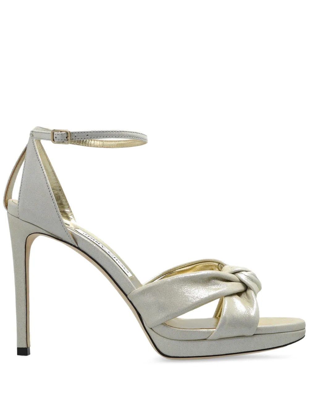 Jimmy Choo 100mm Rosie heeled sandals Neutrals
