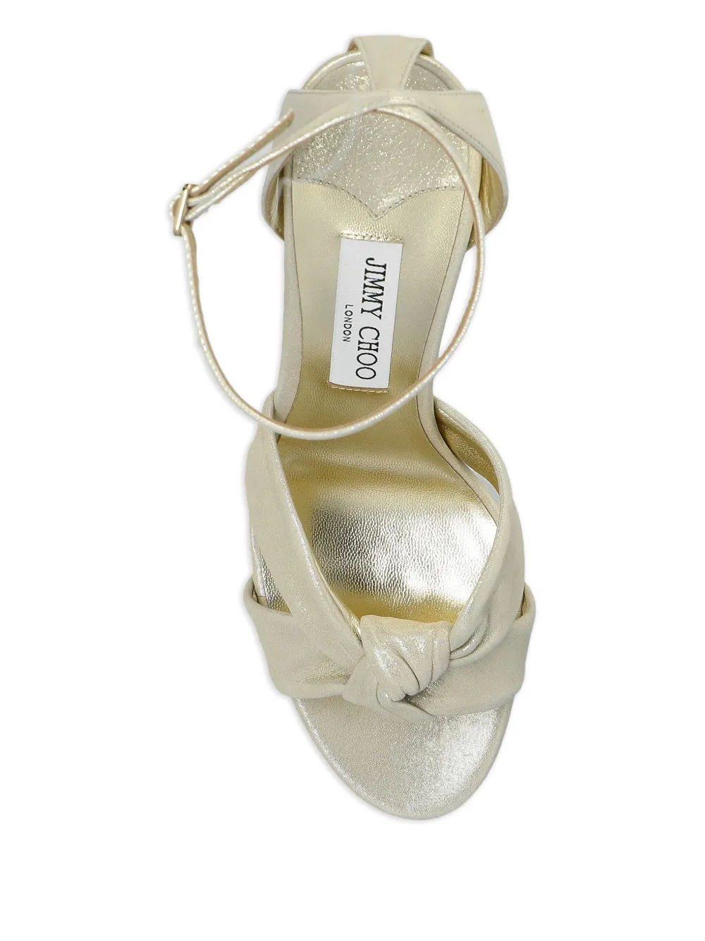 Jimmy Choo 100mm Rosie heeled sandals Neutrals