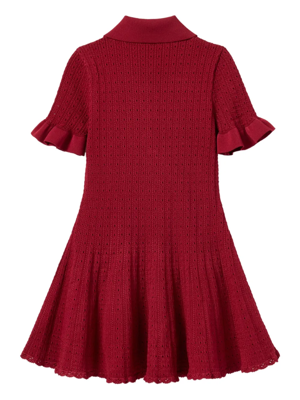 Self-Portrait Kids Button-down polojurk Rood