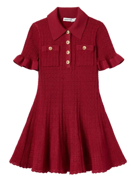 Self-Portrait Kids button-down polo dress