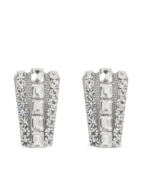 Self-Portrait aretes con detalles de cristal