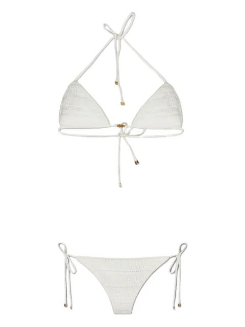 AMIRI crochet triangle bikini