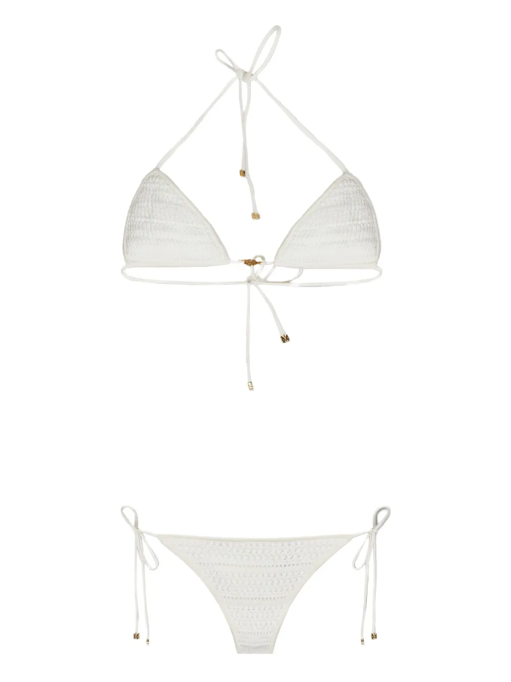 AMIRI crochet triangle bikini | White | Image 1