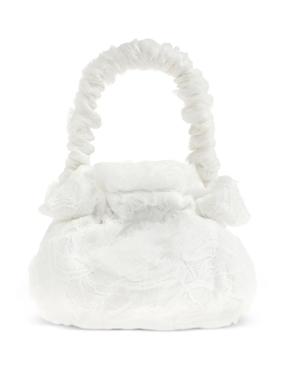 Self-Portrait Kids floral-lace handbag - Wit