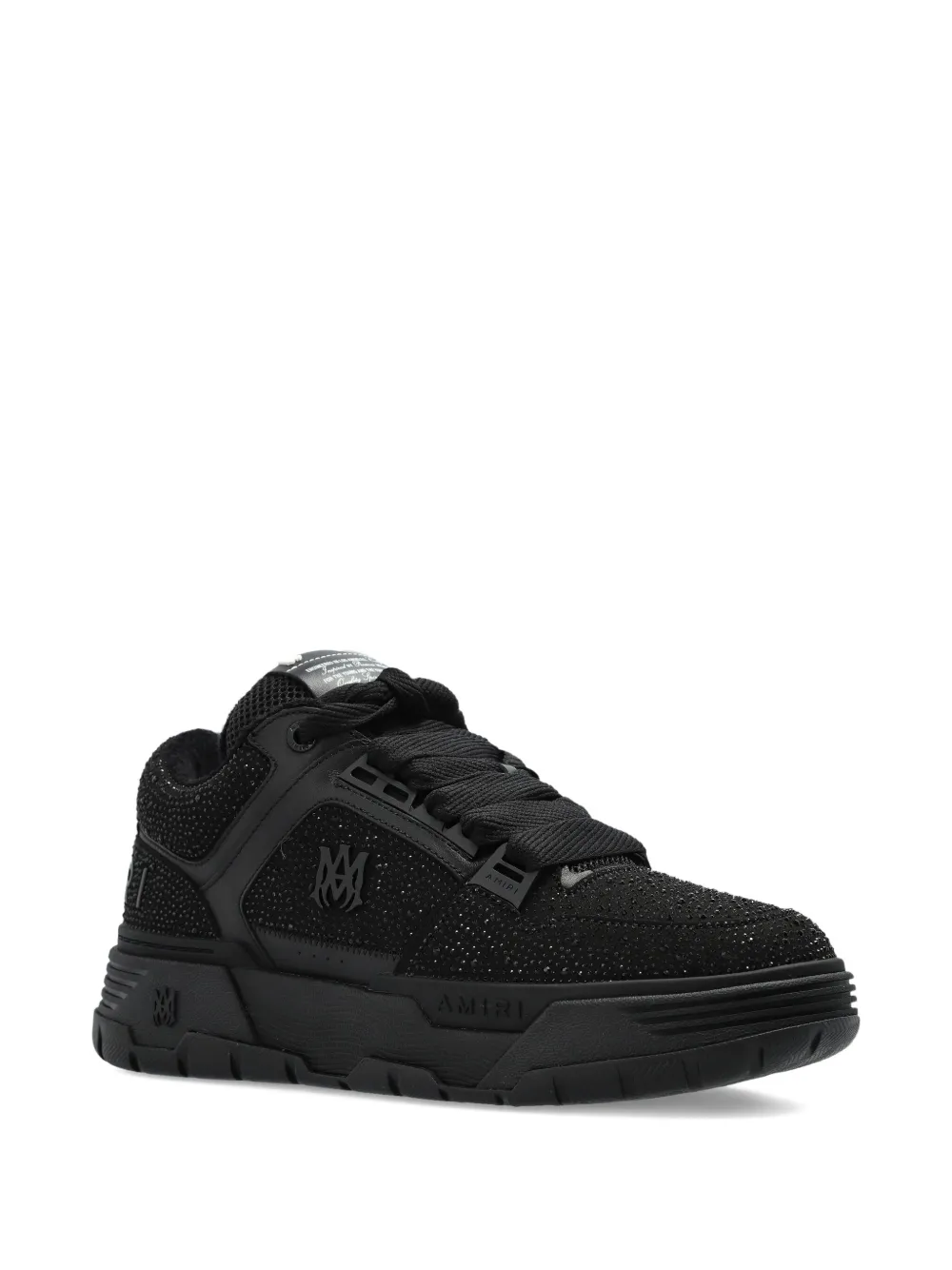 AMIRI MA-1 crystal-embellished sneakers Black