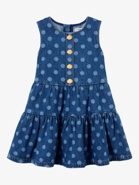 Self-Portrait Kids vestido con motivo de lunares