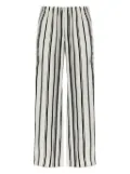 ANINE BING striped trousers - Neutrals