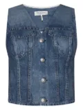 rag & bone Miramar Isabella vest - Blue