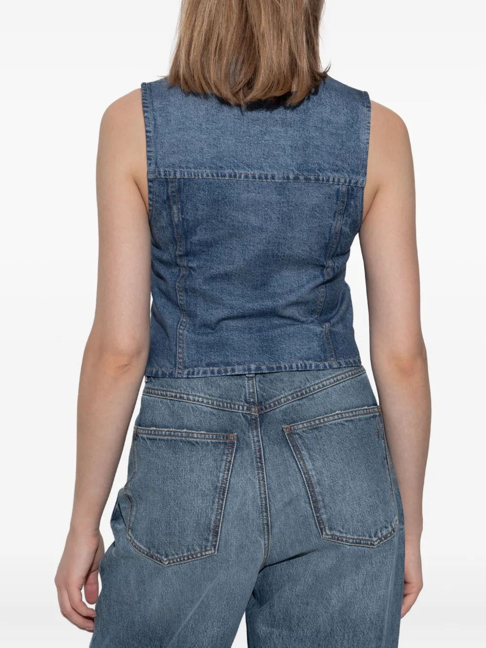 rag & bone Miramar Isabella gilet Blauw