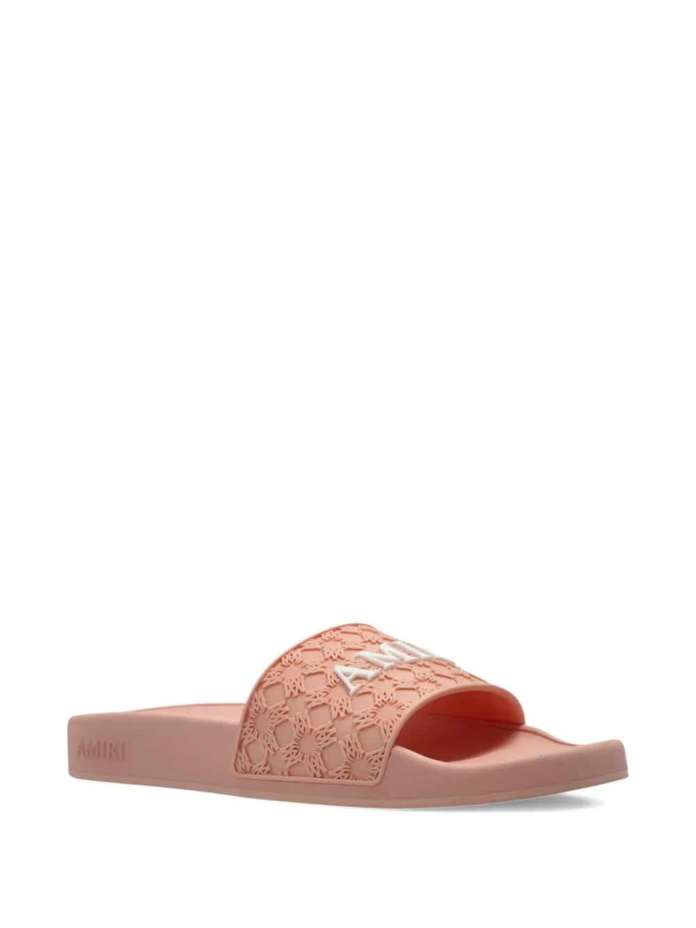 AMIRI MA Quad embossed slides Pink