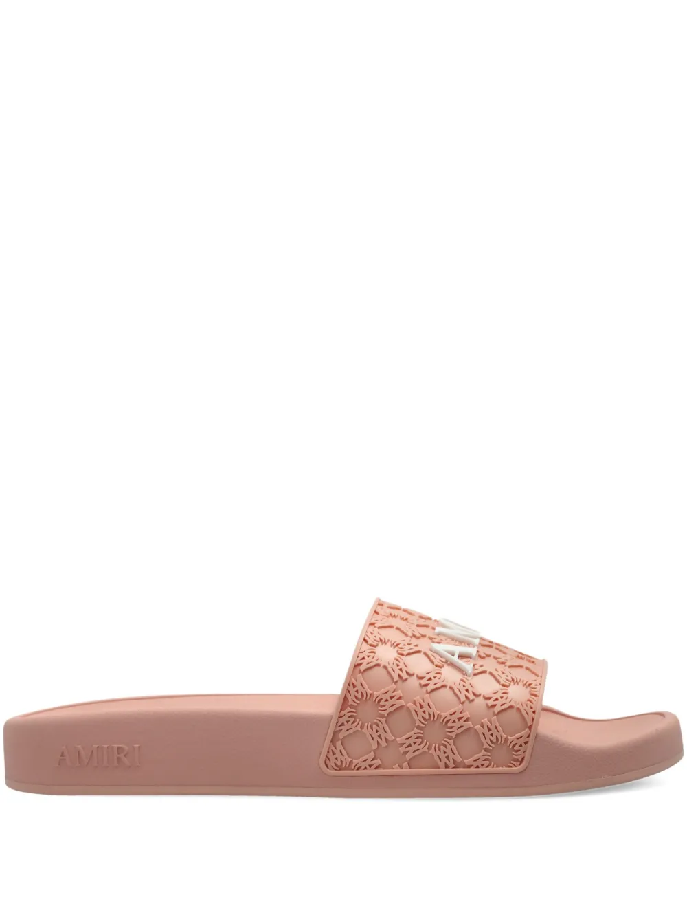 AMIRI MA Quad embossed slides Pink