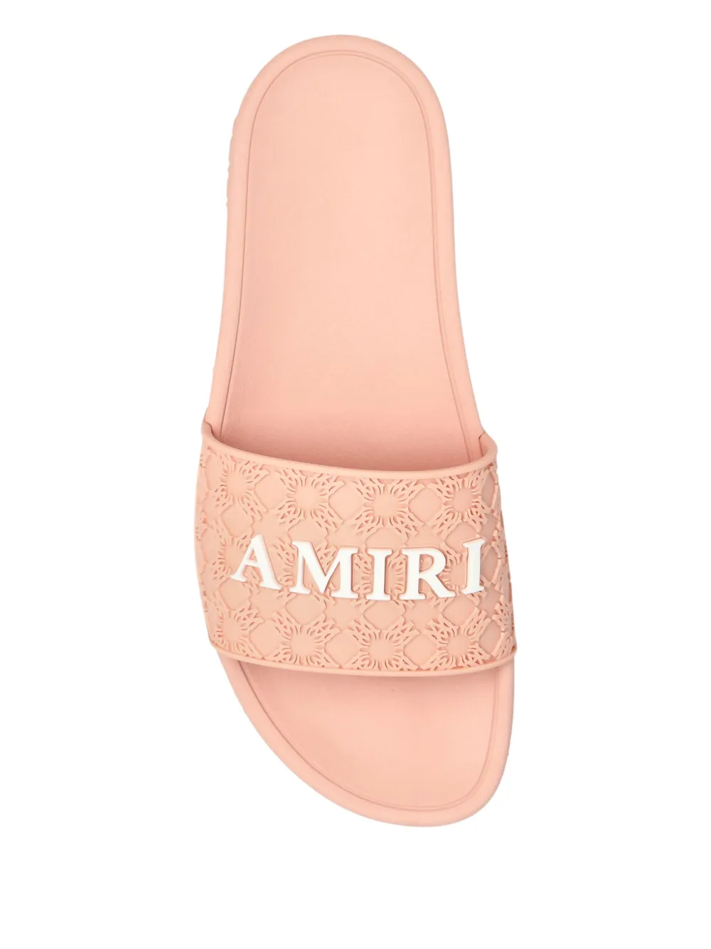 AMIRI MA Quad embossed slides Pink