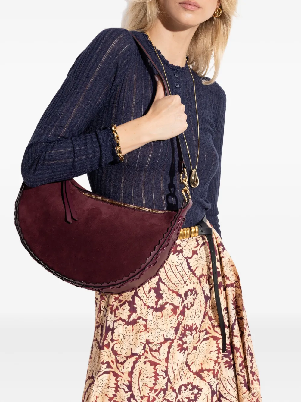Ulla Johnson leather shoulder bag - Rood