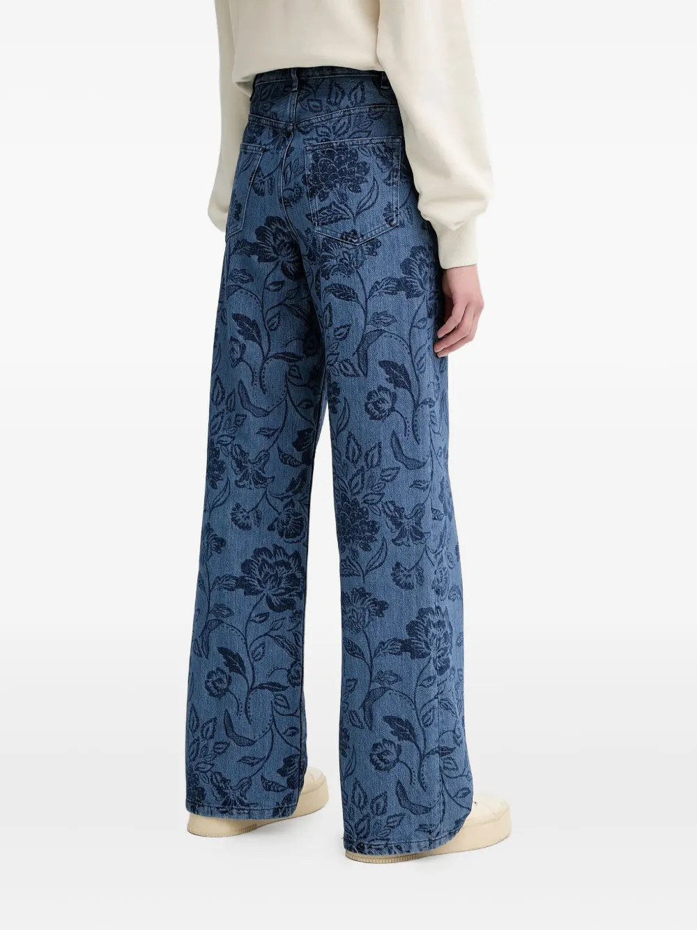 A.P.C. floral-print jeans | Flares & Bell Bottom Jeans | Image 2