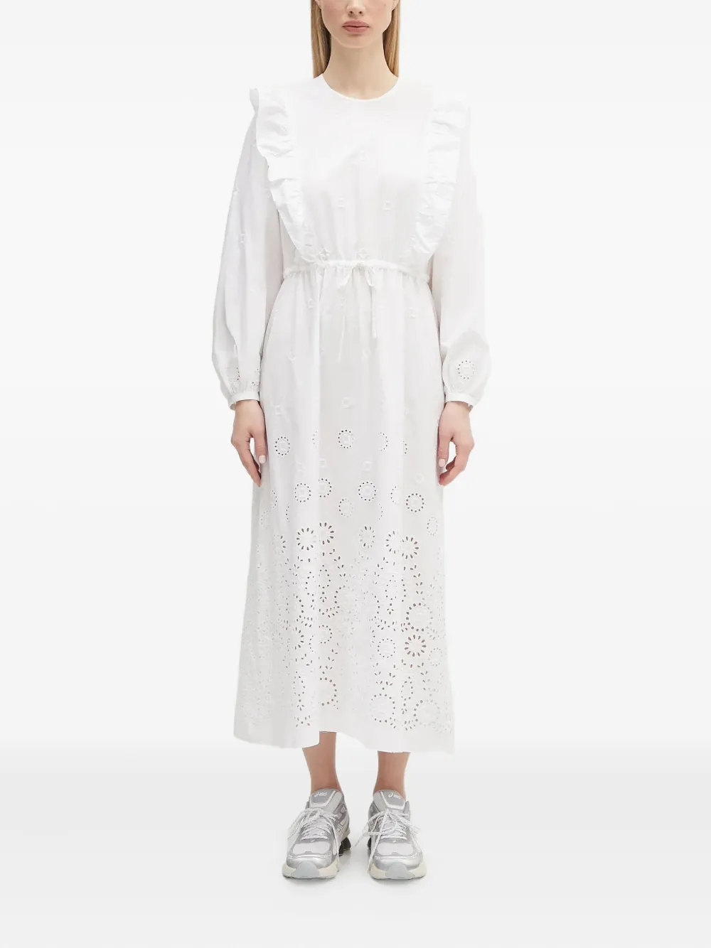 A.P.C. Ginger ruffle midi dress | White | Image 1