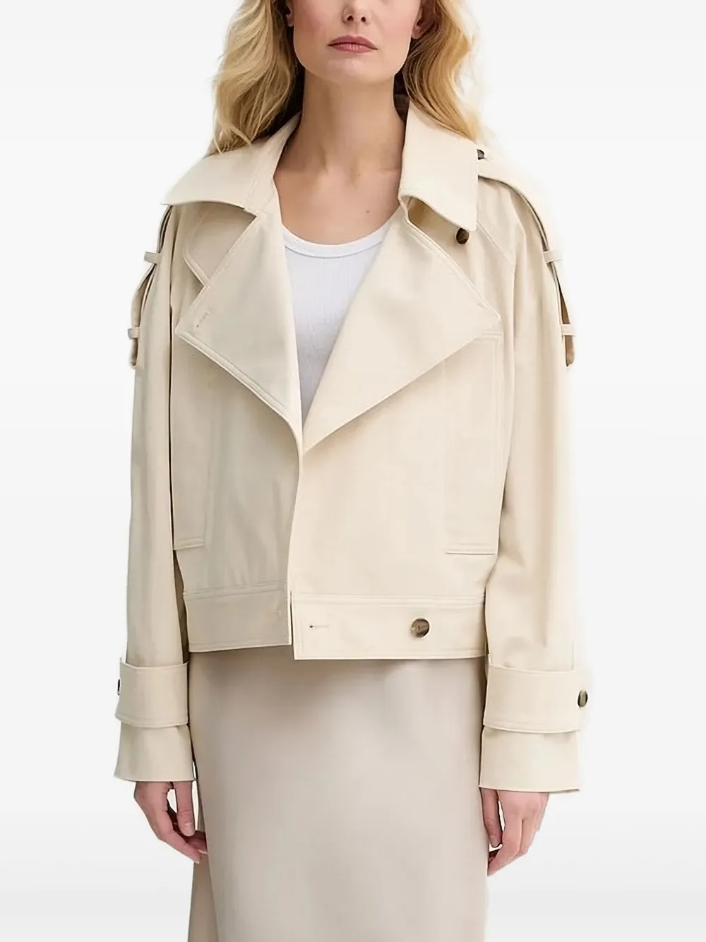 A.L.C. Jas met epauletten Beige
