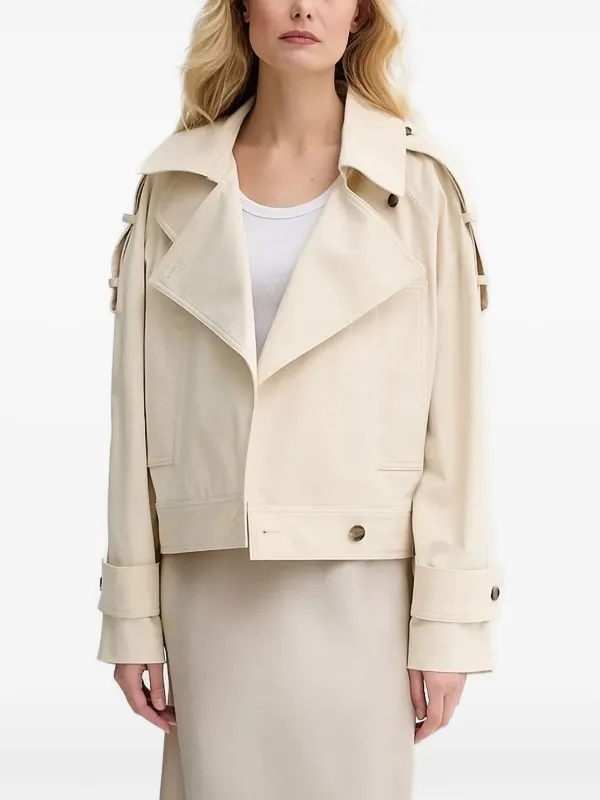 A.L.C. Epaulet Coat in Neutrals