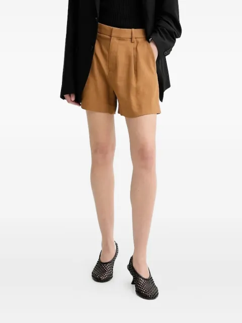 A.L.C. pleated high-waisted shorts